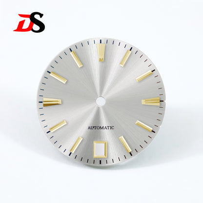 GS 28.5mm Sunburst Dial 6 O'clock Blue Lume NH35 Movement No Lume