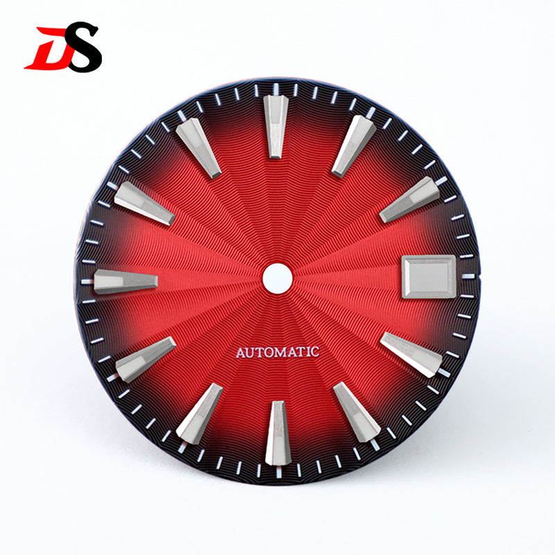 Refraction Sunburst 28.5mm Dial  BGW9 C3 Lume NH35 Movement Date