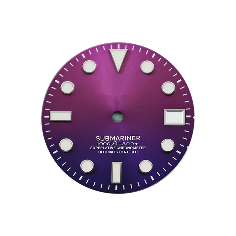 Sunburst SUB Dial Mod Luminous Dial NH35NH36 Movement 28.5mm