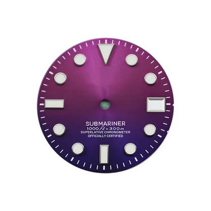 Sunburst SUB Dial Mod Luminous Dial NH35NH36 Movement 28.5mm