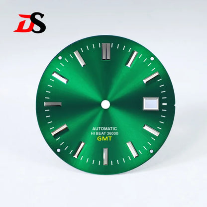 32.5mm HI-BEAT 36000 GMT Sunburst Dial for 40mm 44GS Case NH34 Movement