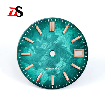 Sakura Dial Pink No Lume NH35 Movement Gold Index Rose Gold 28.5mm