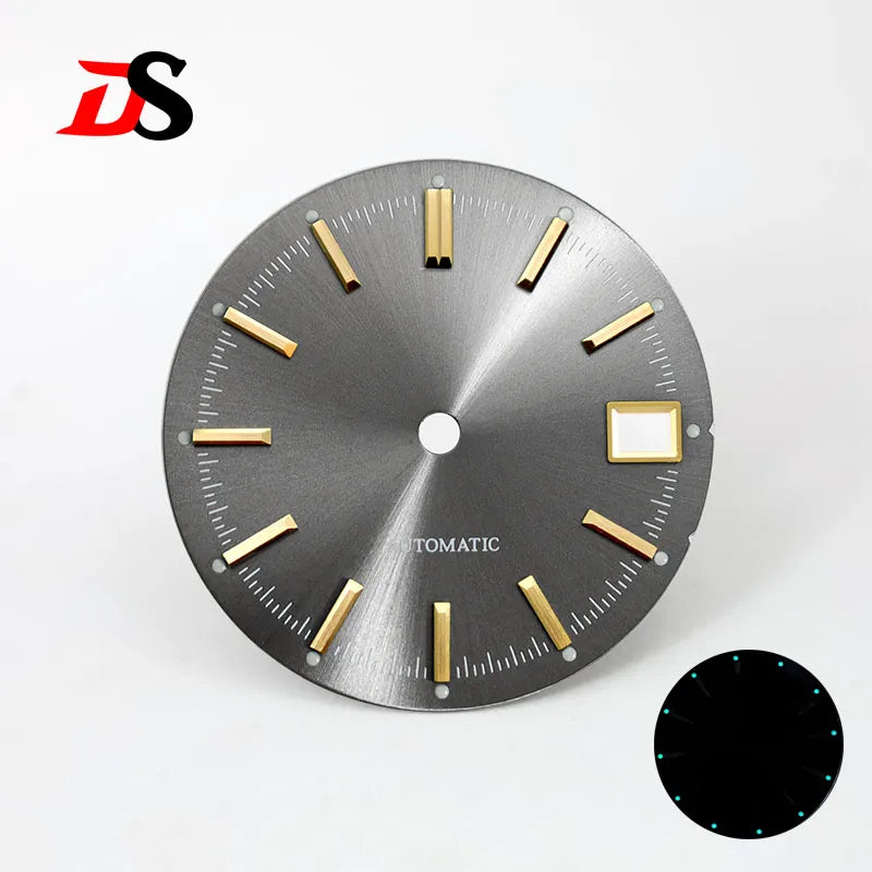 28.5mm Dia Blue Lume Sunburst Dial NH35 Movement