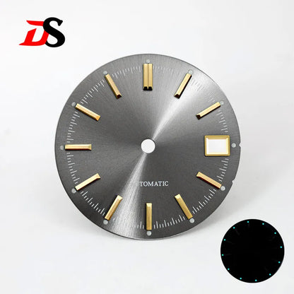 28.5mm Dia Blue Lume Sunburst Dial NH35 Movement