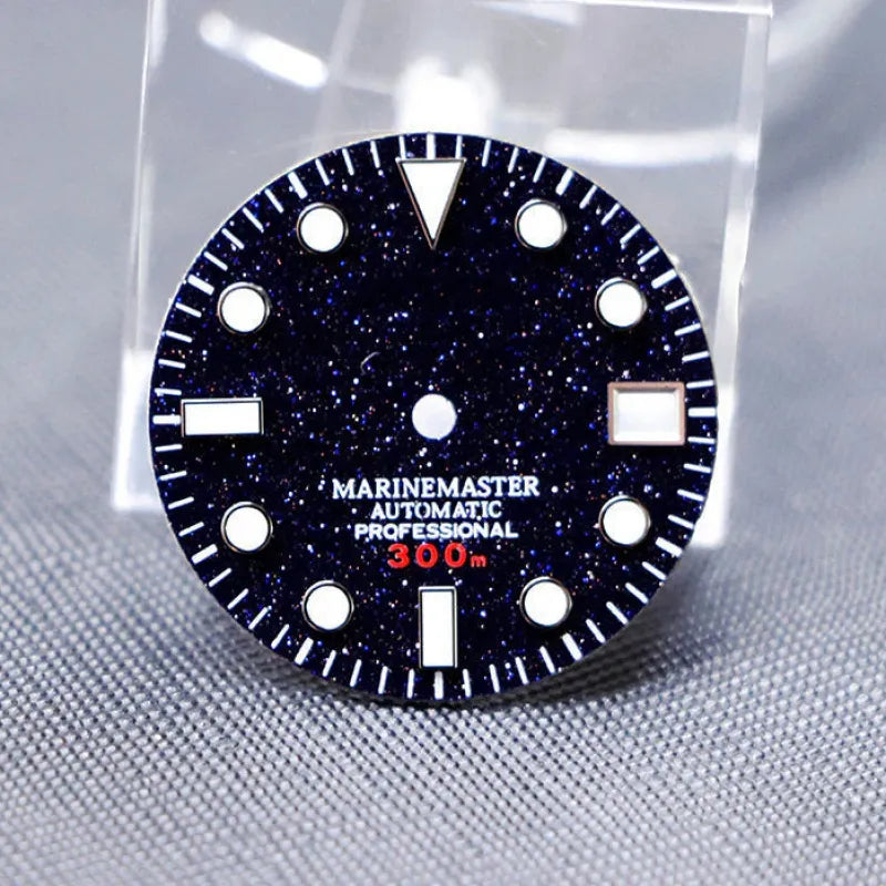 Marinemaster MM index 28.5mm Dial Blue Starry Sky NH35 nh36 movement blue sands