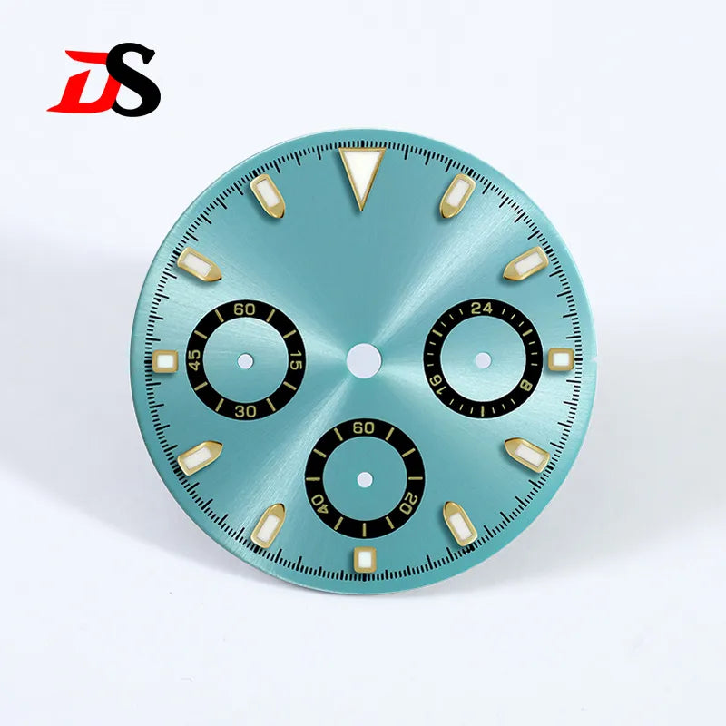 Matte Dial 29.5mm Blue Lume for VK63 Movement