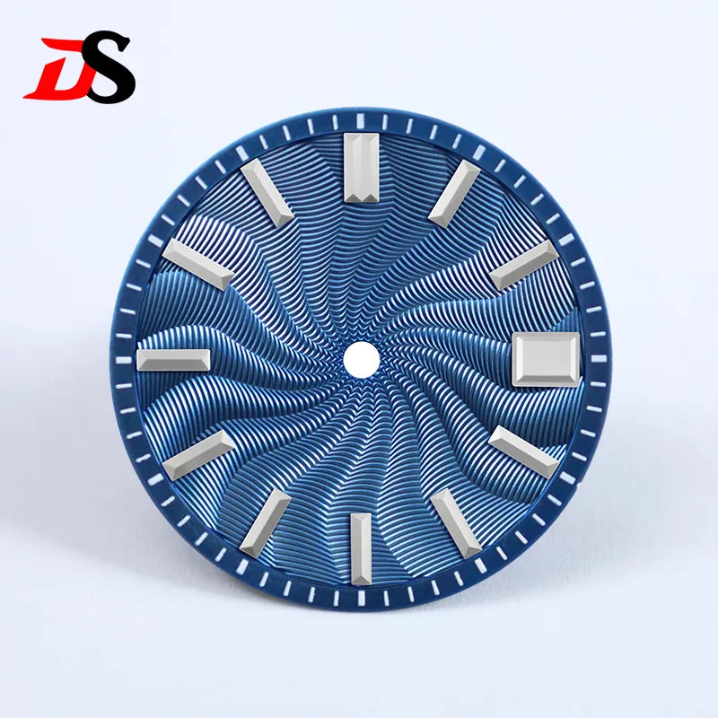 Guilloche Dial Envelope Index No Lume Sterile 28.5mm NH35NH34 Movement 3 O'clock /6O'clock /no Date