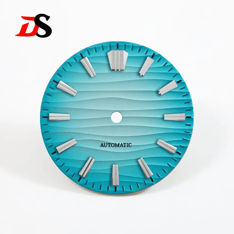 GS Index Wave Dial No Lume 6 O'clock/no Date NH35NH34 28.5mm