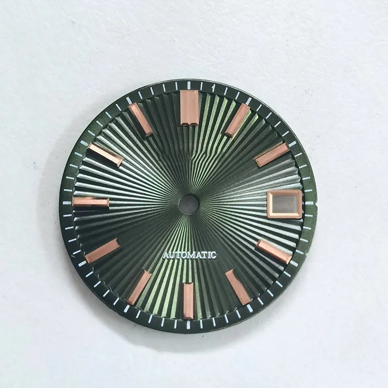 Red Cocktail Dial NH35NH34 No Lume 28.5mm