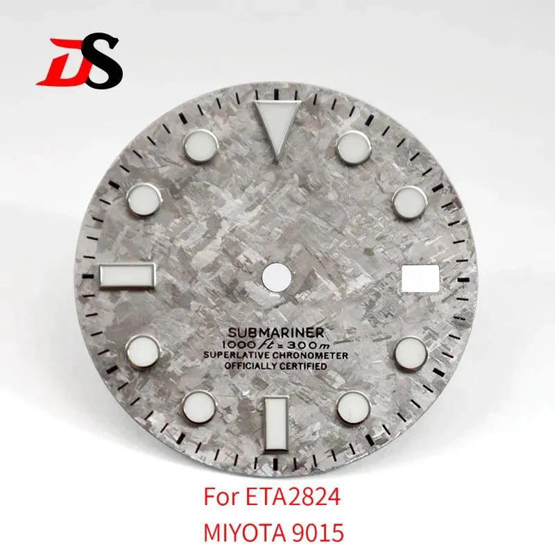 28.5mm Dial SUB Crystal Titanium Texture BGW9 C3 Lume ETA2824/ MIYOTA 9015 Movement
