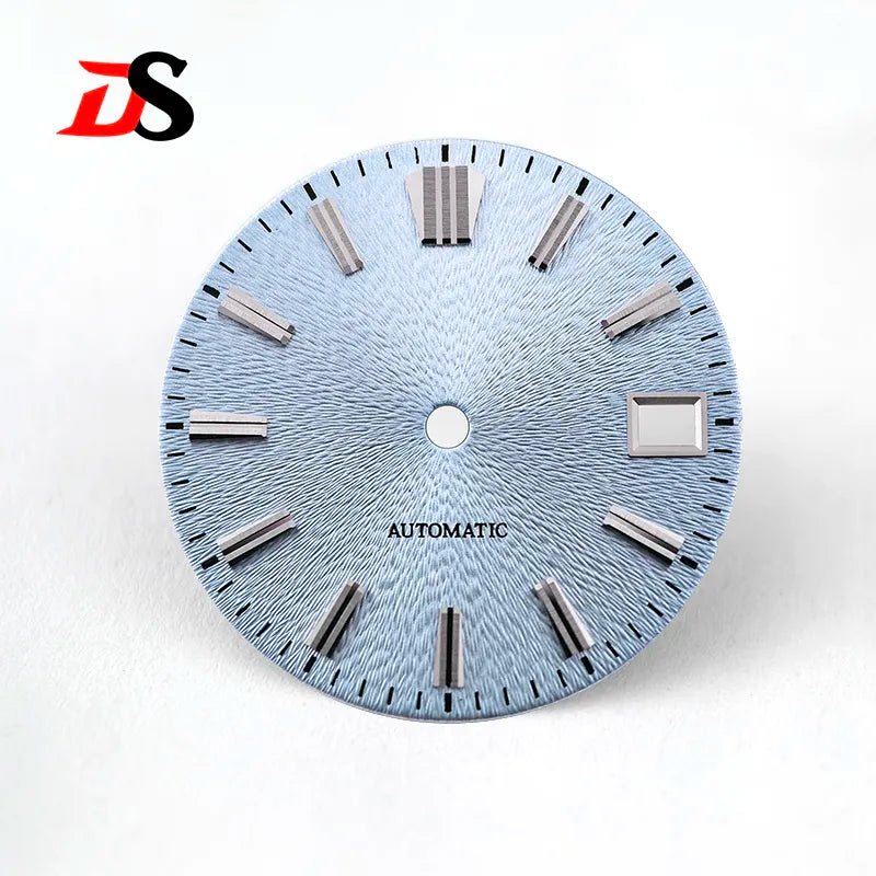 Red Sunburst GS No Lume Invisible Textured Dial NH35 28.5mm