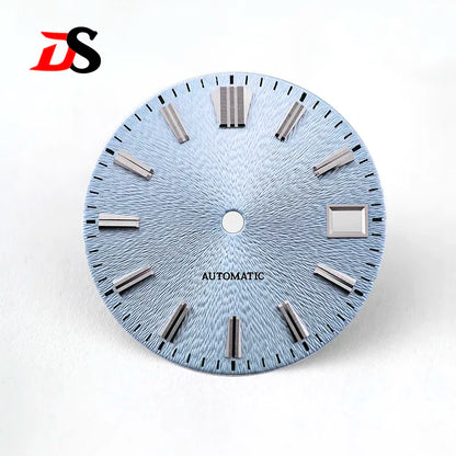 Red Sunburst GS No Lume Invisible Textured Dial NH35 28.5mm