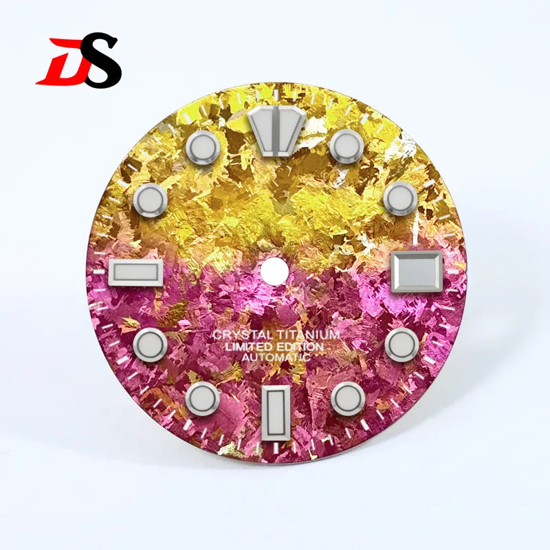 Ice Crystal Titanium Dial 28.5mm Dial BGW9 C3 Lume NH35 Movement