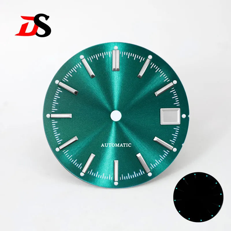 28.5mm Dia Blue Lume Sunburst Dial NH35 Movement