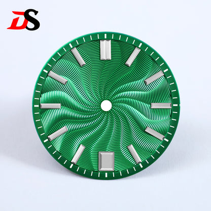 Guilloche Dial No Lume Sterile 28.5mm NH35NH34 Movement 3 O'clock /6O'clock /no Date