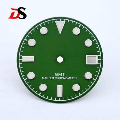 28.5mm Matte Dial Blue Lume NH35NH34GMT Movement