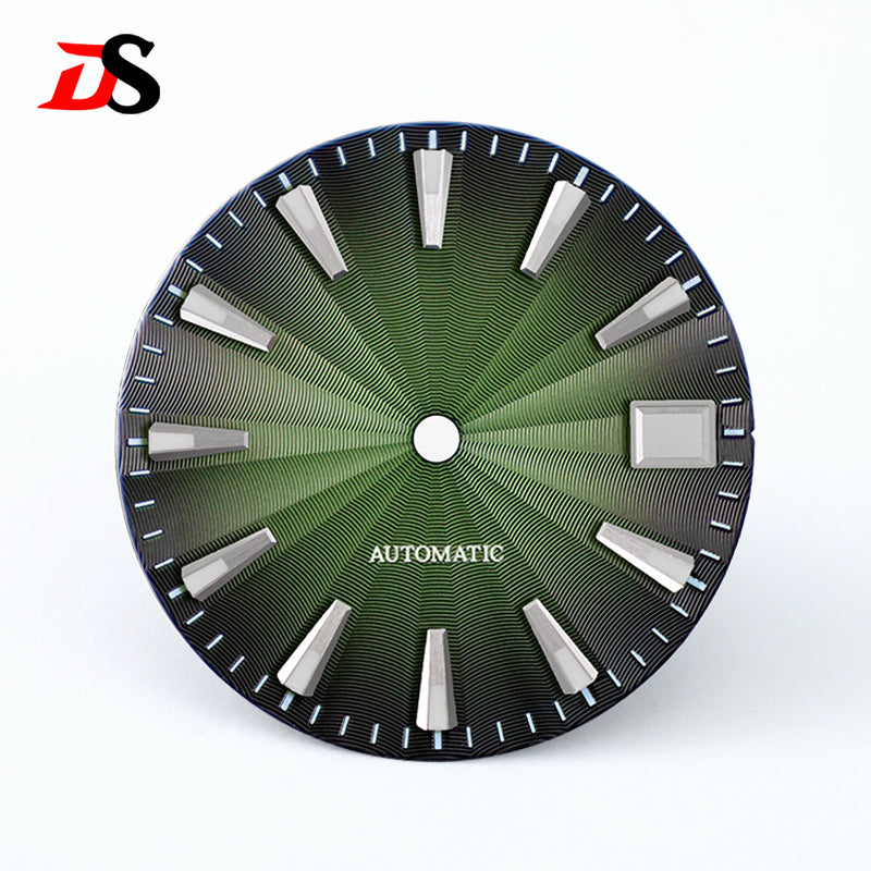 Refraction Sunburst 28.5mm Dial  BGW9 C3 Lume NH35 Movement Date