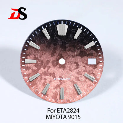 62GS 28.5mm Dial Xinzhou Sakura Dial GS MOD No Lume for ETA2824 SW200 MIYOTA9015 Movement