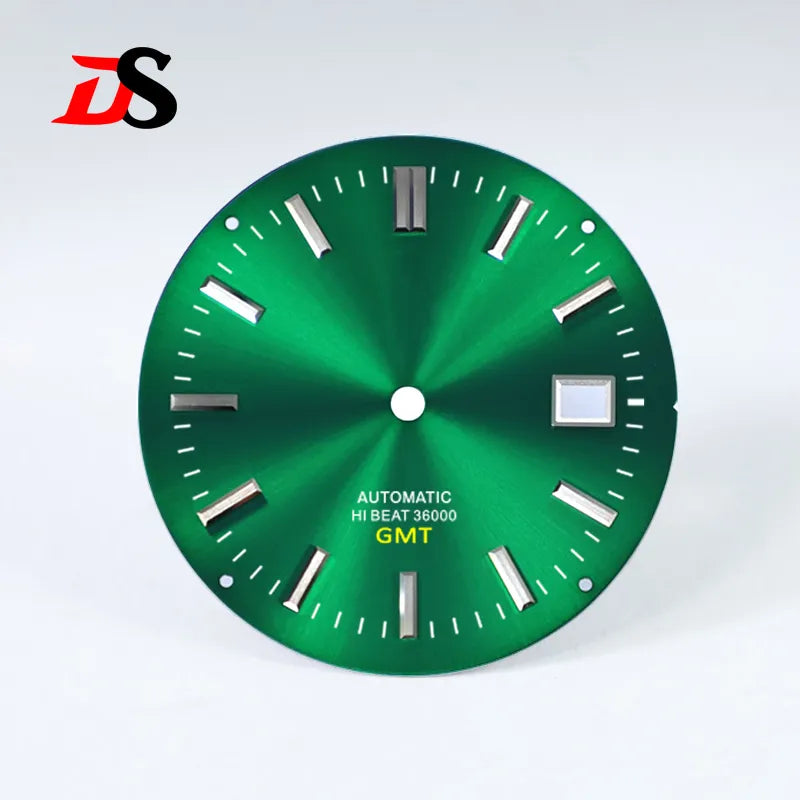 32.5mm HI-BEAT 36000 GMT Sunburst Dial for 40mm 44GS Case NH34 Movement
