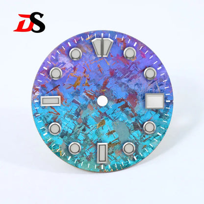 28.5mm Dial Crystal Titanium Dial Chaotic Texture BGW9 C3 Lume NH35 Movement