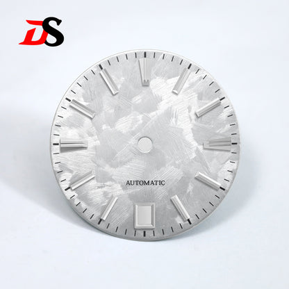 6 O'clock Date Shunbun Dial NH35 No Lume Sakura Pink 28.5mm for SKX007 GS Mod