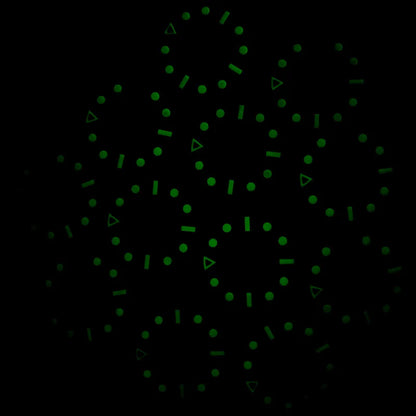 Hollow Index 28.5mm Matte Dial Dark Green Lume for NH35 Movement 3 O'clock Date/no Date