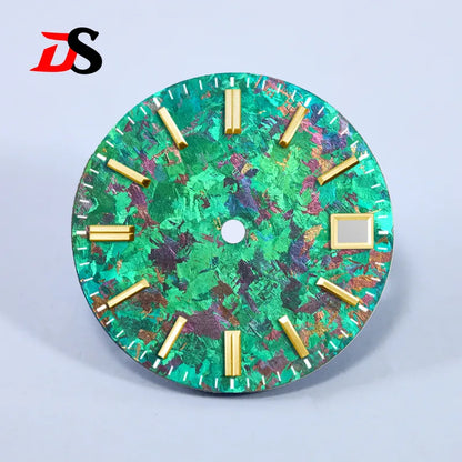 28.5mm Gradient Ice Crystal Titanium Dial NO Lume NH35 Movement