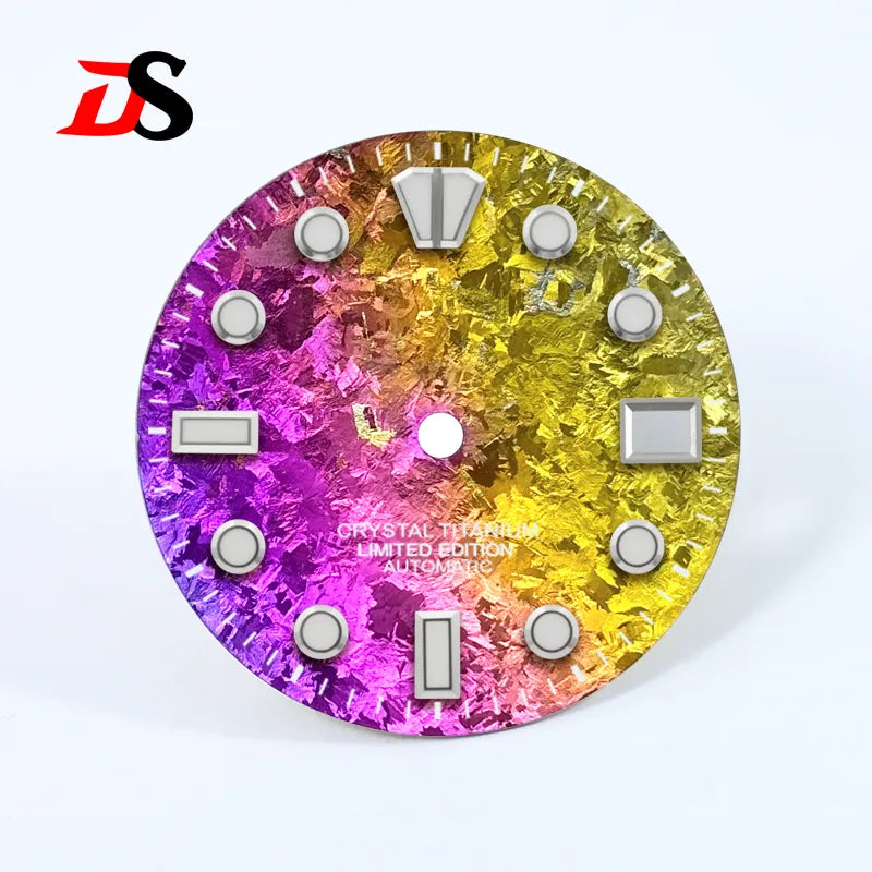 Ice Crystal Titanium Dial 28.5mm Dial BGW9 C3 Lume NH35 Movement