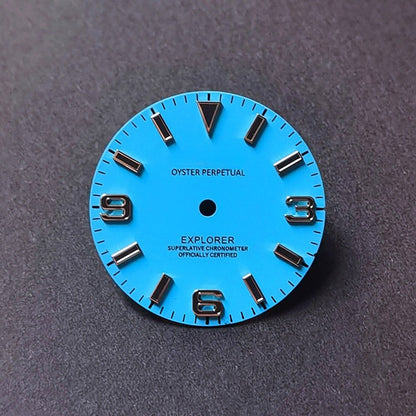 EXPLORER Dial Black Lume