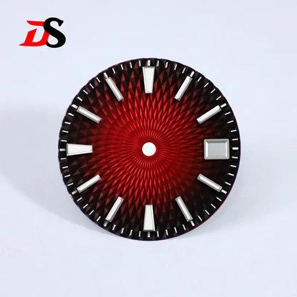 28.5mm Dial Pineapple Face Dial Diamond Pattern BGW9 Lume for NH35NH36 Movement