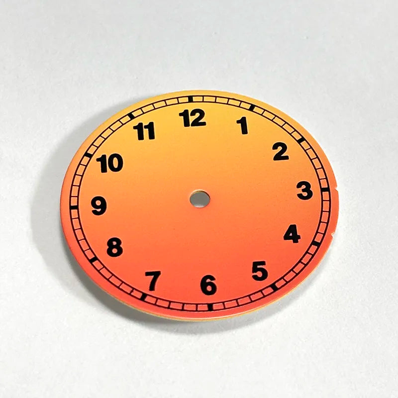 28.5mm Number Dial Gradient Blue Lume for NH35 NH38 Movement No Date