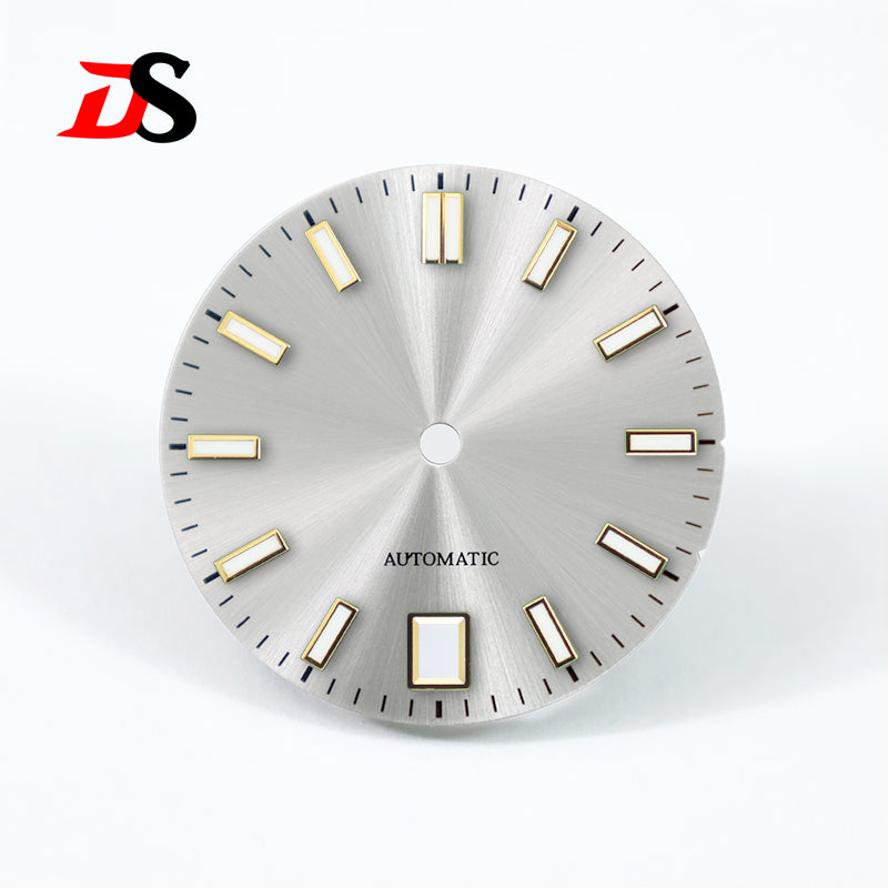 Sunburst Blue Lume Dial 6 O'clock NH35 28.5mm