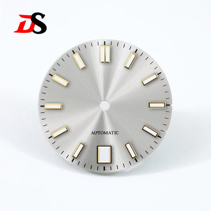 Sunburst Blue Lume Dial 6 O'clock NH35 28.5mm