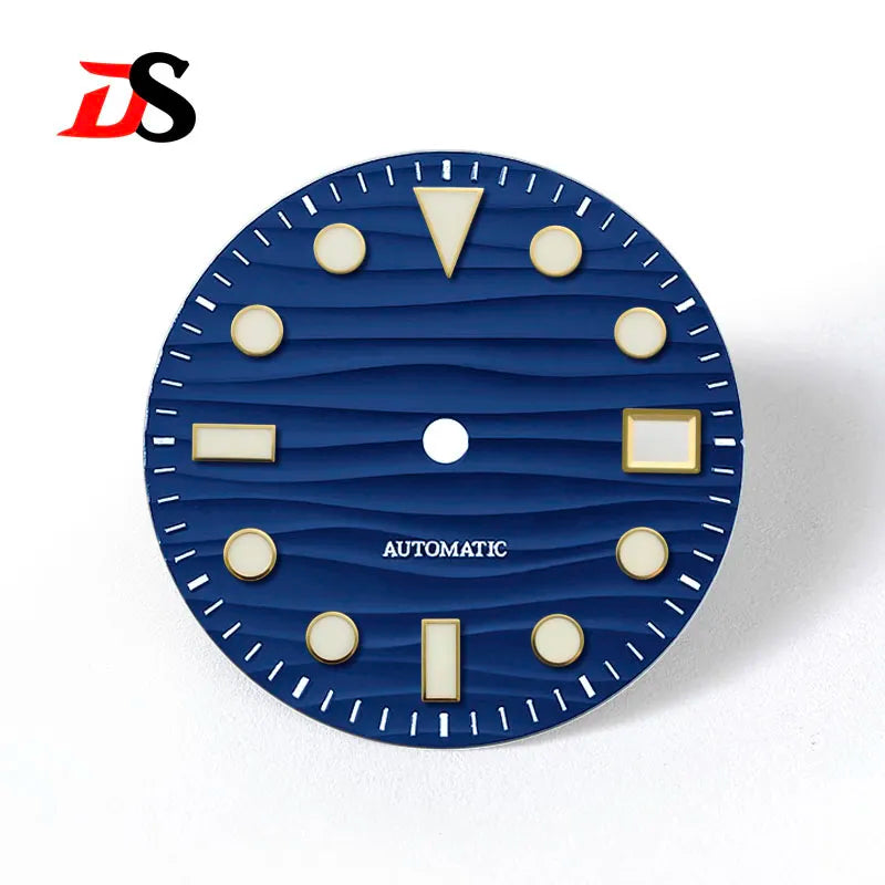 28.5mm Sea Wave Dial YM Index BGW9 C3 Lume Date NH35 NH34 Movement