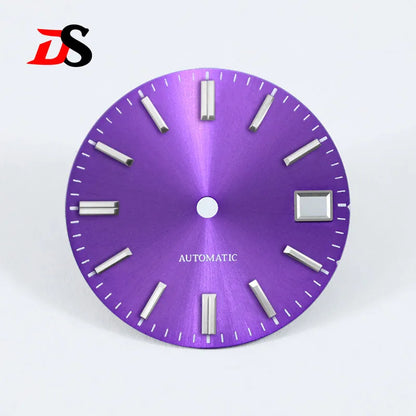 28.5mm Sunburst Dial No Lume NH35 Movement Modified Watch Accessories