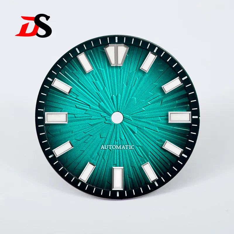 Gradient Grain 28.5mm Dial Blue Lume for NH35/NH38 Movement No Date