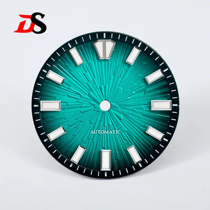 Gradient Grain 28.5mm Dial Blue Lume for NH35/NH38 Movement No Date