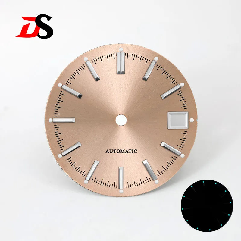 28.5mm Dia Blue Lume Sunburst Dial NH35 Movement