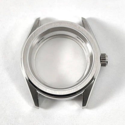 38mm Watch Case Classic for MIYOTA 9015 Movement 28.5mm Dial Stainless Steel