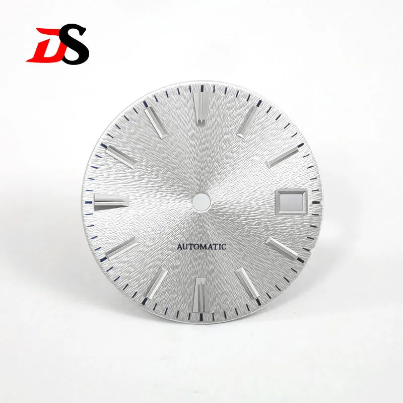 28.5mm Red Sunburst GS No Lume Invisible Textured Dial NH35 Movement