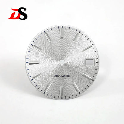 28.5mm Red Sunburst GS No Lume Invisible Textured Dial NH35 Movement