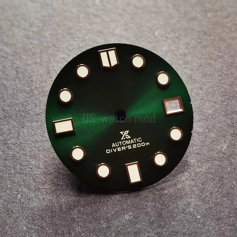 28.5mm Marinemaster MM Index X Mod Sunburst Dial BGW9 C3 for NH35 Movement