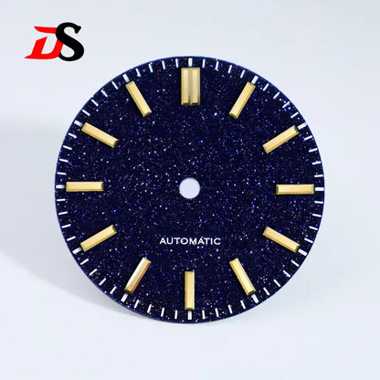 Blue Sands Dial 28.5mm Dial Blue Lume for NH35 Movement No Date Series No Lume
