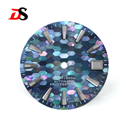 White Mother-of-pearl Dial BGW9 C3 Luminous White Blue MOD NH35 28.5mm