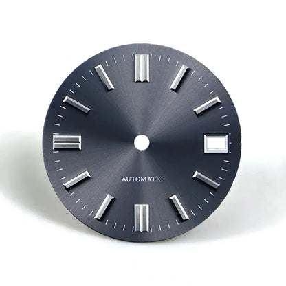 28.5mm Watch Dial Classic Sunburst Dial No Lume NH35 Movement