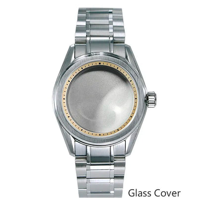 38mm GS Case with Chapter Ring NH35 NH34 Match Shunbun 28.5mm Dial Color Classic Watch Case
