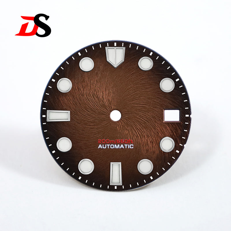 New Texture Tick Mark Dial Blue Luminous NH35 28.5mm