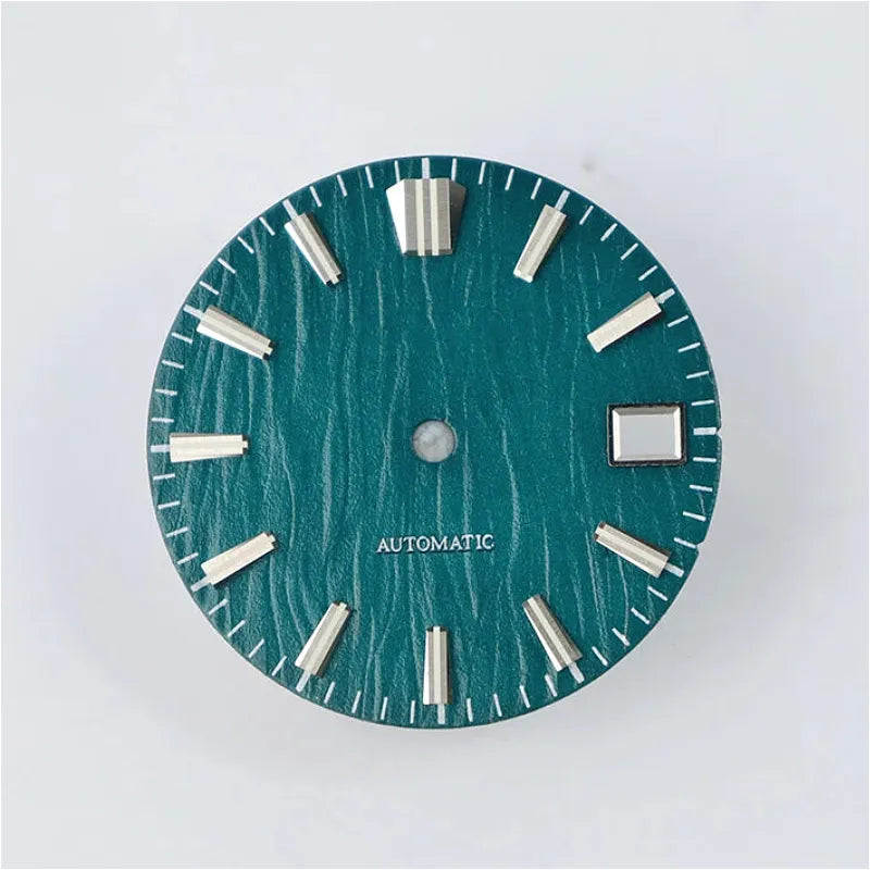28.5mm Birch Dial GS MOD Blue Lume NH35 movement No Lume