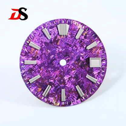 Gradien Dial 28.5mm Ice Crystal Titanium Dial NO Lume NH35 Movement