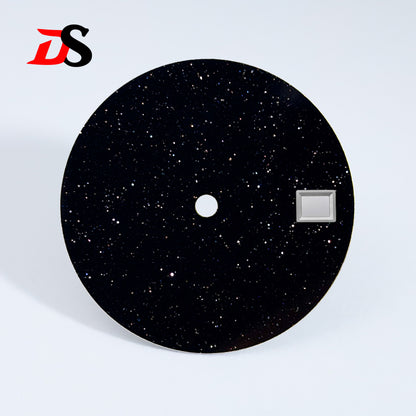Black Starry Sky NH35 Dial Black Sands Stone Sterile Blank Date/No Date NH35 NH38 Movement